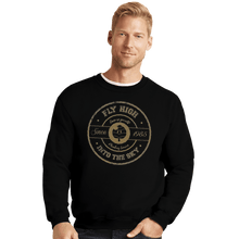 Load image into Gallery viewer, Shirts Crewneck Sweater, Unisex / Small / Black Leaf
