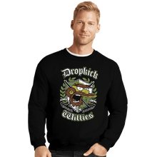 Load image into Gallery viewer, Daily_Deal_Shirts Crewneck Sweater, Unisex / Small / Black Dropkick Willies
