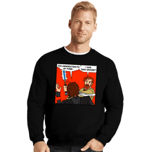 Load image into Gallery viewer, Daily_Deal_Shirts Crewneck Sweater, Unisex / Small / Black High Ground!

