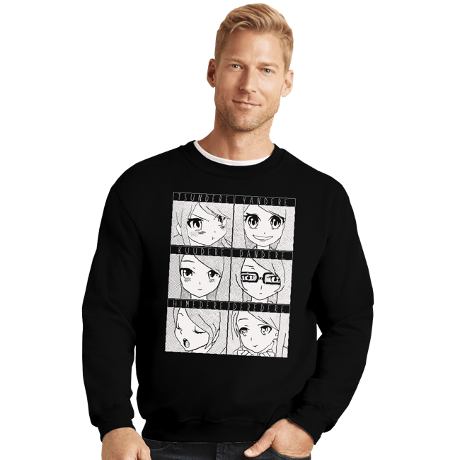 Secret_Shirts Crewneck Sweater, Unisex / Small / Black Dere Type