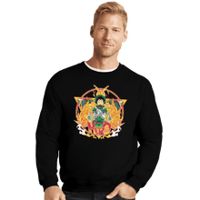 Load image into Gallery viewer, Shirts Crewneck Sweater, Unisex / Small / Black Hero
