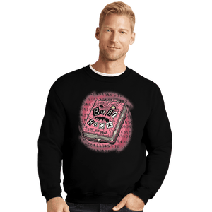 Shirts Crewneck Sweater, Unisex / Small / Black Burn Book Of The Dead