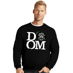 Shirts Crewneck Sweater, Unisex / Small / Black Love Doom