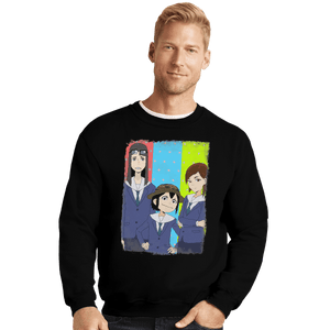 Shirts Crewneck Sweater, Unisex / Small / Black Eizouken
