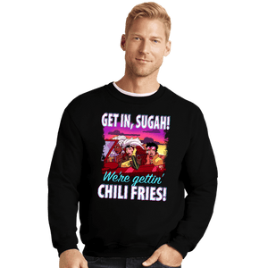 Secret_Shirts Crewneck Sweater, Unisex / Small / Black Get In, Sugah!