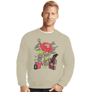 Secret_Shirts Crewneck Sweater, Unisex / Small / Sand Roll Initiative