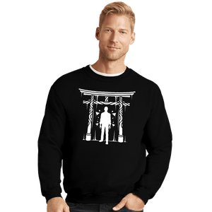 Shirts Crewneck Sweater, Unisex / Small / Black Fight the Tokyo Spirits