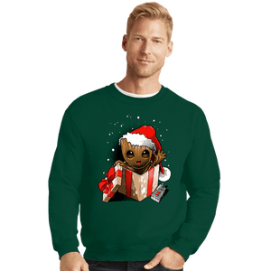 Secret_Shirts Crewneck Sweater, Unisex / Small / Forest I Am Christmas