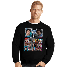 Load image into Gallery viewer, Shirts Crewneck Sweater, Unisex / Small / Black Time Fighters 14th VS 15th
