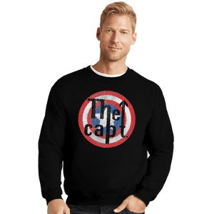 Shirts Crewneck Sweater, Unisex / Small / Black The Capt