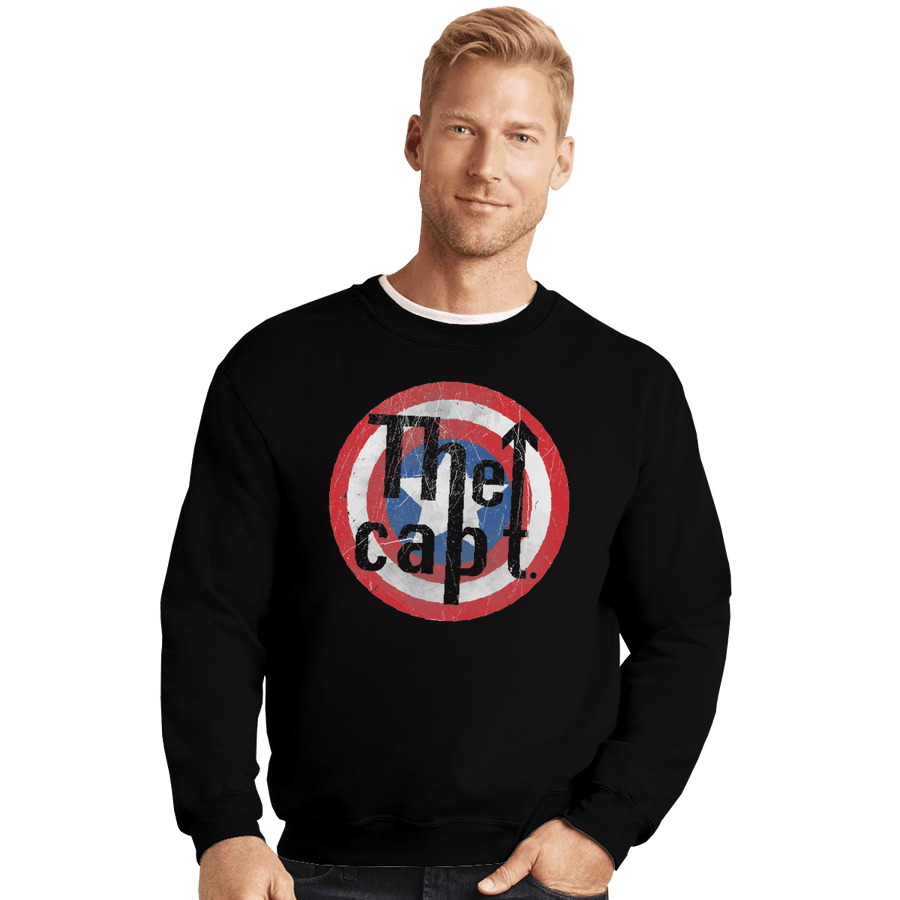 Shirts Crewneck Sweater, Unisex / Small / Black The Capt