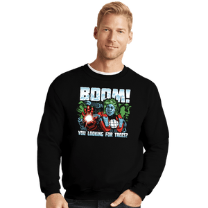 Secret_Shirts Crewneck Sweater, Unisex / Small / Black The Captain Machine