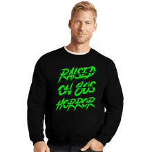 Load image into Gallery viewer, Shirts Crewneck Sweater, Unisex / Small / Black Green Horror
