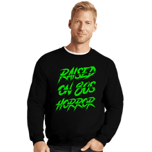 Load image into Gallery viewer, Shirts Crewneck Sweater, Unisex / Small / Black Green Horror
