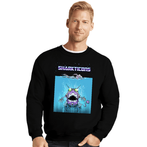 Shirts Crewneck Sweater, Unisex / Small / Black Hunger