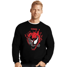 Load image into Gallery viewer, Shirts Crewneck Sweater, Unisex / Small / Black Cyber Carnage
