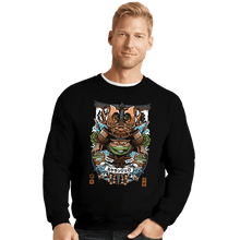Load image into Gallery viewer, Daily_Deal_Shirts Crewneck Sweater, Unisex / Small / Black Samurai Mikey
