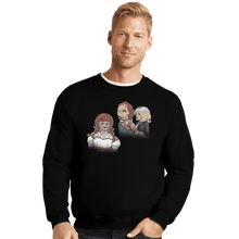 Load image into Gallery viewer, Shirts Crewneck Sweater, Unisex / Small / Black Chucky&#39;s Girl
