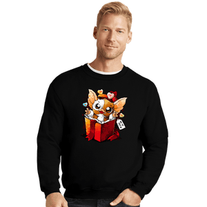 Daily_Deal_Shirts Crewneck Sweater, Unisex / Small / Black Be My Pet