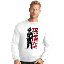 Load image into Gallery viewer, Shirts Crewneck Sweater, Unisex / Small / White The Super Saiyan
