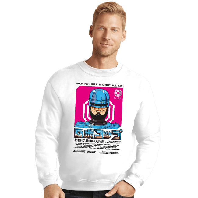 Secret_Shirts Crewneck Sweater, Unisex / Small / White Robokoppu