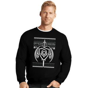 Shirts Crewneck Sweater, Unisex / Small / Black Officers Academy