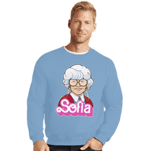Load image into Gallery viewer, Shirts Crewneck Sweater, Unisex / Small / Powder Blue Sophia
