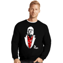 Load image into Gallery viewer, Daily_Deal_Shirts Crewneck Sweater, Unisex / Small / Black The Kingpin
