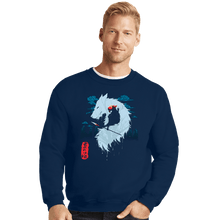 Load image into Gallery viewer, Secret_Shirts Crewneck Sweater, Unisex / Small / Navy Hime
