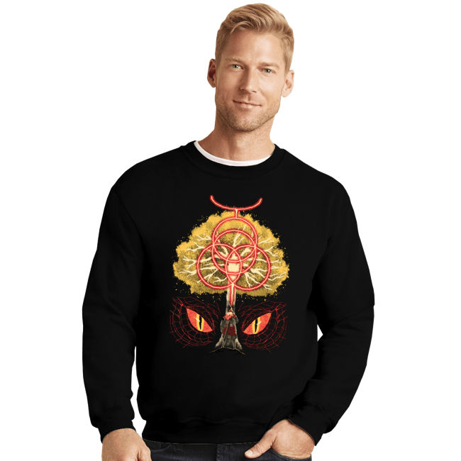 Daily_Deal_Shirts Crewneck Sweater, Unisex / Small / Black The Erdtree