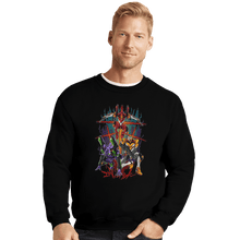 Load image into Gallery viewer, Shirts Crewneck Sweater, Unisex / Small / Black EVA Squad
