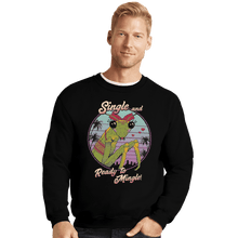 Load image into Gallery viewer, Shirts Crewneck Sweater, Unisex / Small / Black Single Mantis
