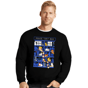 Secret_Shirts Crewneck Sweater, Unisex / Small / Black The Library Box