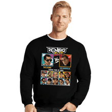 Load image into Gallery viewer, Shirts Crewneck Sweater, Unisex / Small / Black Deniro Fighter
