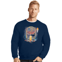 Load image into Gallery viewer, Shirts Crewneck Sweater, Unisex / Small / Navy Rapunzel
