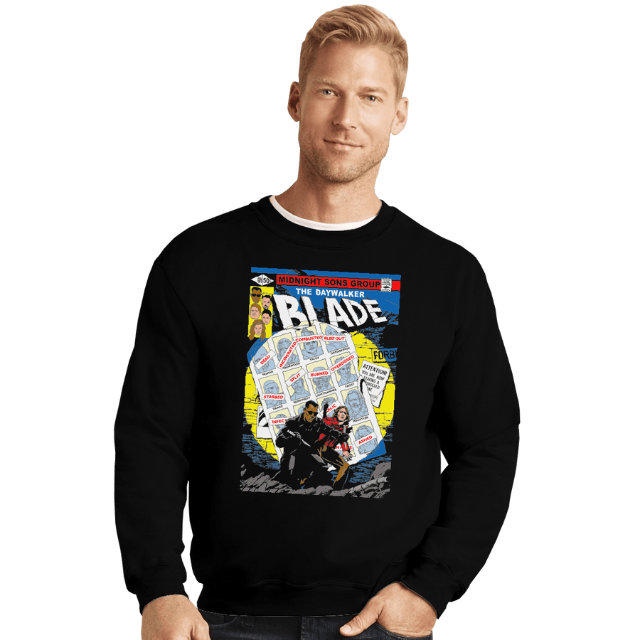 Shirts Crewneck Sweater, Unisex / Small / Black The Daywalker