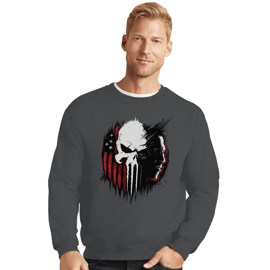 Shirts Crewneck Sweater, Unisex / Small / Charcoal Take Me To The Truth