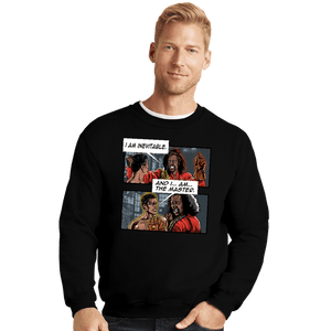 Daily_Deal_Shirts Crewneck Sweater, Unisex / Small / Black The Master