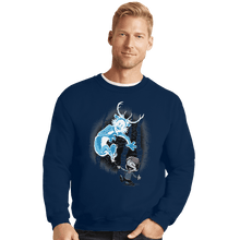 Load image into Gallery viewer, Shirts Crewneck Sweater, Unisex / Small / Navy The Pretendus Charm
