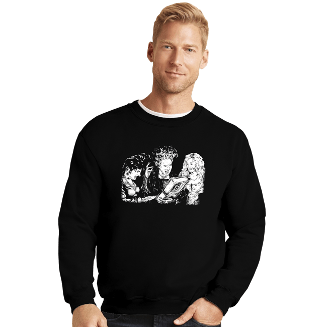Shirts Crewneck Sweater, Unisex / Small / Black Sanderson Witches