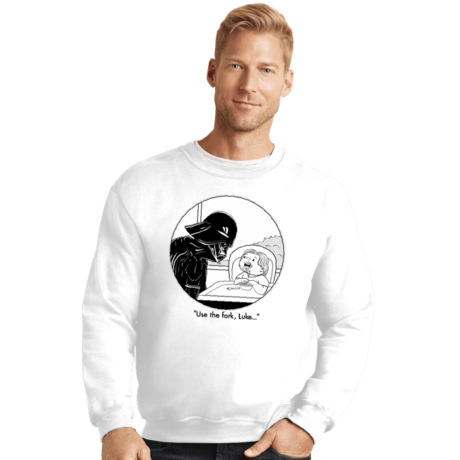 Secret_Shirts Crewneck Sweater, Unisex / Small / White Force Circus