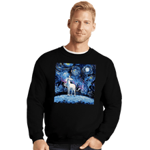 Load image into Gallery viewer, Shirts Crewneck Sweater, Unisex / Small / Black Van Gogh Never Saw The Last
