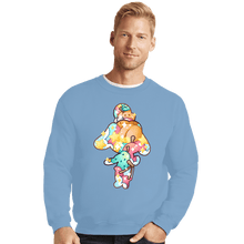 Load image into Gallery viewer, Shirts Crewneck Sweater, Unisex / Small / Powder Blue Magical Silhouettes - Isabelle
