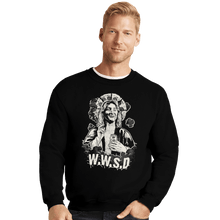 Load image into Gallery viewer, Shirts Crewneck Sweater, Unisex / Small / Black WWSD
