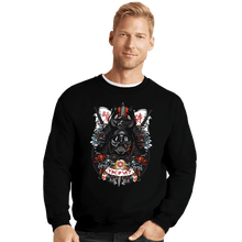 Load image into Gallery viewer, Shirts Crewneck Sweater, Unisex / Small / Black Dark Lord Samurai
