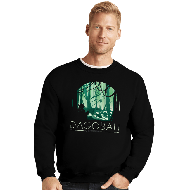 Shirts Crewneck Sweater, Unisex / Small / Black Forgotten Swamps