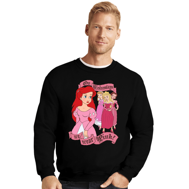 Shirts Crewneck Sweater, Unisex / Small / Black Mean Princesses