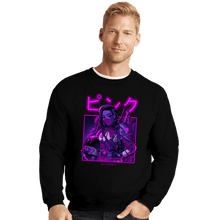 Load image into Gallery viewer, Shirts Crewneck Sweater, Unisex / Small / Black Pink Neon

