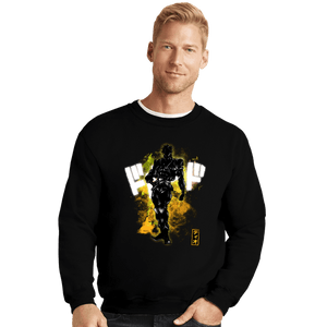 Shirts Crewneck Sweater, Unisex / Small / Black Cosmic Dio