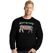 Load image into Gallery viewer, Shirts Crewneck Sweater, Unisex / Small / Black Street COVID Fighter
